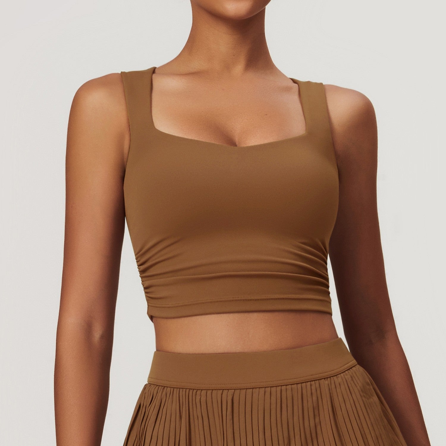 Luxe Glide Crop Tank